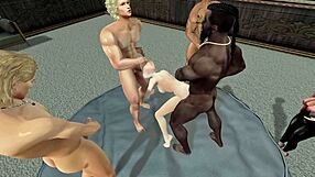 Honey, are you ready for our honeymoon wager with licking, orgasms, and gangbang fun?