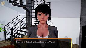 i explore my new family's small tits in homemade erotic fun