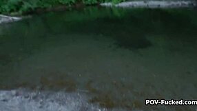 Beautiful Stranger Gives Riverside Blowjob Quickie