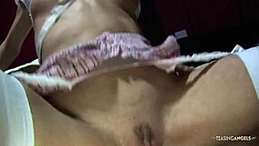 Horny Slut Mounts Tight Pussy On Big Thick Dick With Stockings