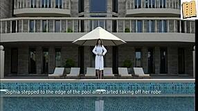 A wife and stepmother 33 plays erotic games with big tits 😏