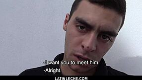 Straight Latino Tricked into Bareback