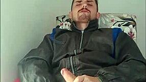 saymon fucks brunette in pov striptease with ripped clothes