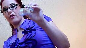 Femdom Teases Chastity Device To Orgasm!