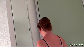 Amateur Casting Of Big French BBW With Huge Tits On Sofa