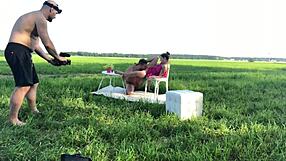 Blonde Teen Russian Sucks Cock And Rides Backstage Hardcore.