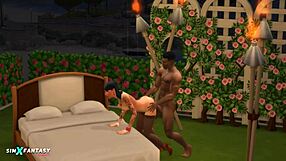 Beautiful brunette UlrikeFaust in hot Blacklove scene with a monster cock