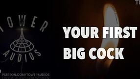 listen to this erotic audio about your first big cock experience with dirty talk