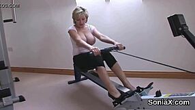 Cheating British MILF Lady Sonia SHOWS OFF Her HUGE HOOTERS!