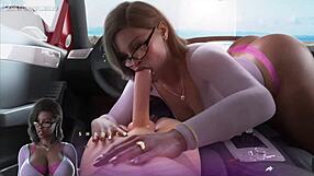 Wow, Lustful Wife Cheats While Husband's On Phone In Apocalust 10!