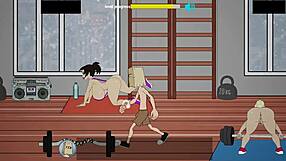 i'm fuckerman in part 5, hitting the sex gym with big tits and asses all around