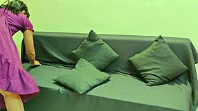 my new maid's first day in the house, taking big cock?