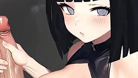 Hinata Gives Hot Handjob Pov In Anime Hentai 😍