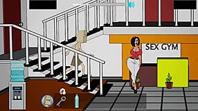 i'm fuckerman in part 5, hitting the sex gym with big tits and asses all around