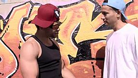 hot gay guy takes boyfriend's cock deep in his ass.