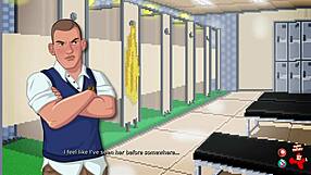 Lustworth Academy 2: Blonde Rides Dildo in Shower