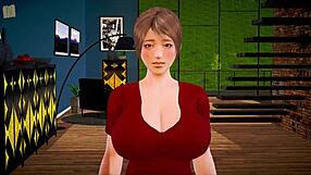 Shaved Pussy Rides Big Cock in Cowgirl Position