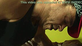 hot gay guy takes boyfriend's cock deep in his ass.