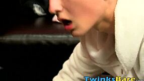 Tender Teen Gay Benjamin Riley Gets Barebacked By Inked Hunk In Hardcore Scene