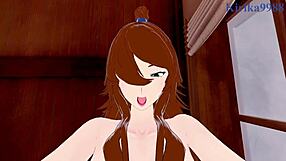 Mei and Konan's Intense Hentai Creampie