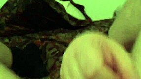 Chubby wife gives pov handjob with hairy pussy