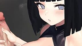 Hinata Gives Hot Handjob Pov In Anime Hentai 😍