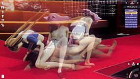 asian girls explore threesome fun in vietnamese style