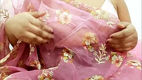 chubby asian lady shares her daily life in a casual chat