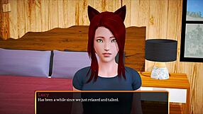 Shaved Pussy Rides Big Cock in Cowgirl Position