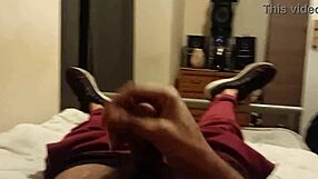 rishi bhardwaja invites you to watch him play with his big cock.