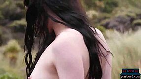 New Zealand Brings Forth Hot Milf Beauty Skylar Leigh Undressing Outdoors