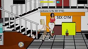 i'm fuckerman in part 5, hitting the sex gym with big tits and asses all around