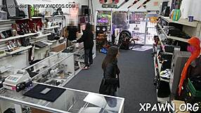 intensive bimbo dilettante is in the store getting rammed in hardcore blowjob contest