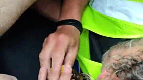 man, givin head in the car on a rainy day... so wild!