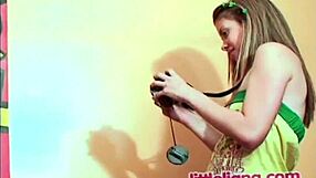 i lick little liana's latina pussy in teen lesbian fingering orgasm