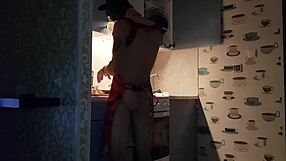 Jasper Cooks While Getting Anal In The Kitchen