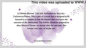 feel the rush of domination as your femdom mistress delivers jerk off instructions, building to orgasm and cum eating.