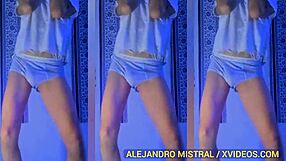 wow, check this fetish video in blue underwear with alejandro mistral!