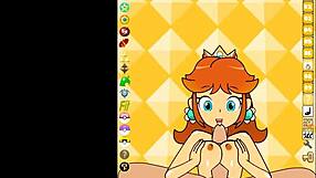 Mario Princess Daisy Gets Naughty in PPPPU Game Hentai Scene