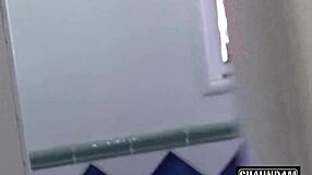 Black Man Sneaking into Ladies Room for Public Toilet Action. What Happens Next?