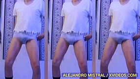 wow, check this fetish video in blue underwear with alejandro mistral!