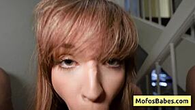 Sexy teen leila cove enjoys sucking huge dick and getting fucked by charles dera