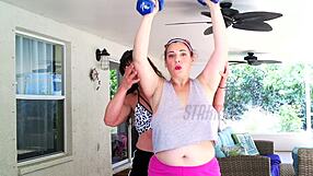 Fitness Funk With Big Clits And Squirting!