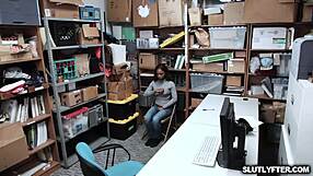 Sarah Banks Deep Throat Blowjob The Horny Lp Officer At Work Interracial Monster Cock