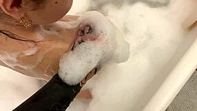 Enjoy a relaxing bubble bath.