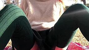 Control her orgasm in the park?