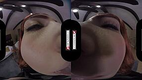 Black Widow Rides Monster Cock In Costume