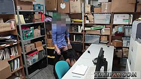 is a black cop arresting a teen 18+ for the first time in uniform interracial hardcore