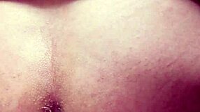 Dildo penetrating gay ass in anal scene