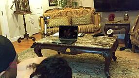 i'm fucking bent over doggystyle with a big black cock on webcam.